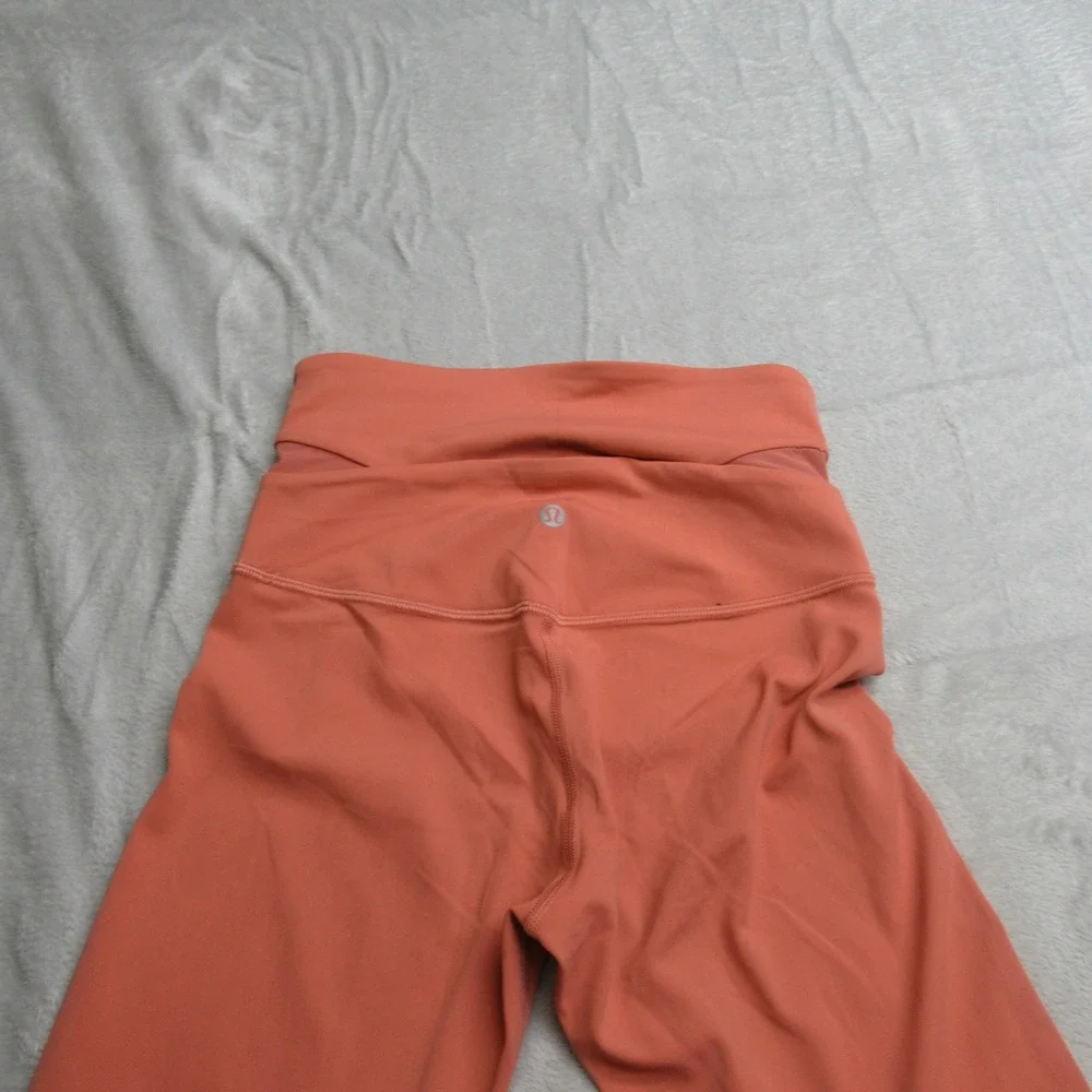 Lululemon Pants Womens 6 Red‎ Align High Rise Wrap Waist Leggings Stretch Yoga